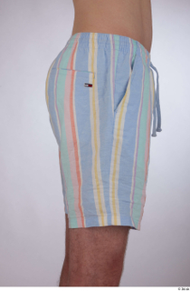 Tony casual dressed hips striped shorts thigh 0007.jpg